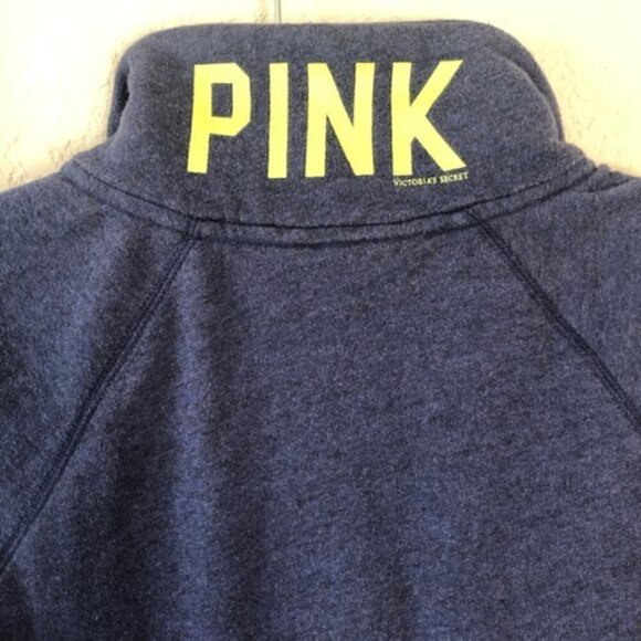 PINK Victoria's Secret Quarter Zip Pullover XS - Picture 6 of 7